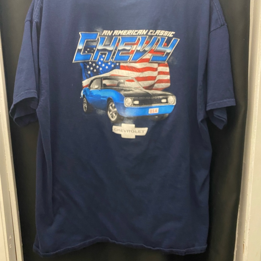 Hybrid Apparel Navy Chevy Graphic Tee